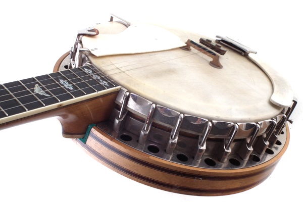 Clifford Essex Paragon Banjo detail.
